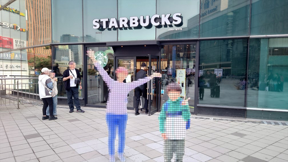 ソウル駅のスタバ